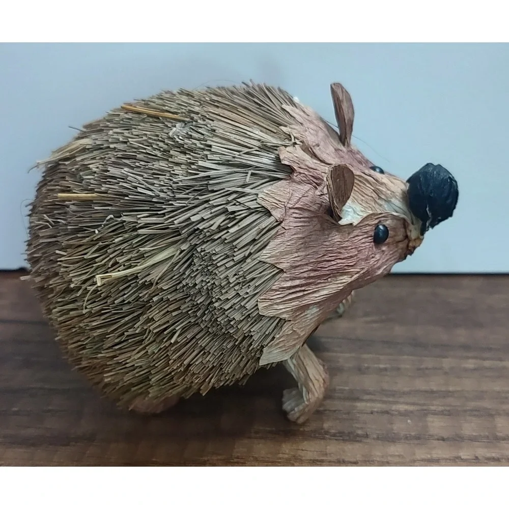 Bristle bottle brush Hedgehog Woodland Creature Home Decor D2